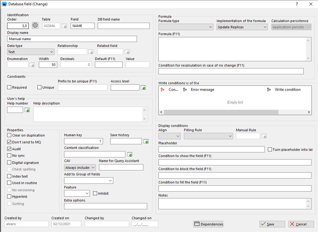 AuditFields