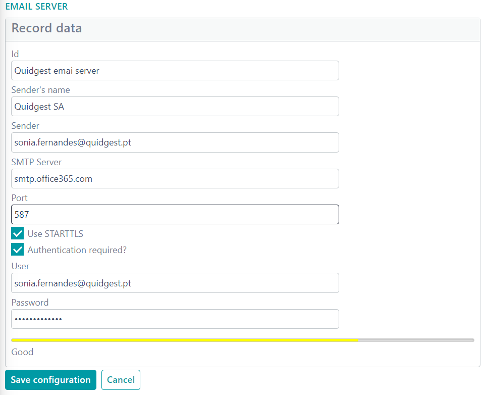 emailserverconfiguration