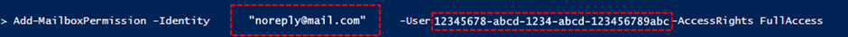 Add-MailboxPermission