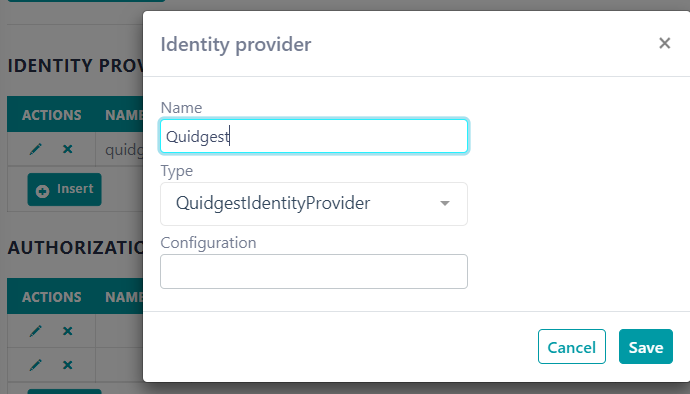 QuidgestIdentityProvider